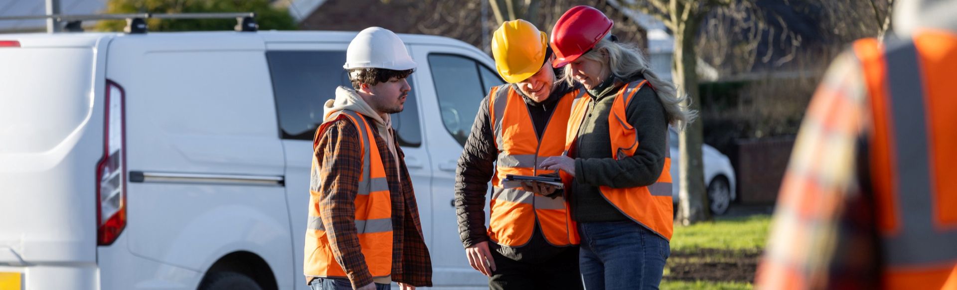 contractors using tablets